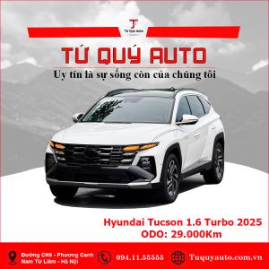 Xe Hyundai Tucson 1.6 AT Turbo HTRAC Đặc biệt 2025 - Trắng