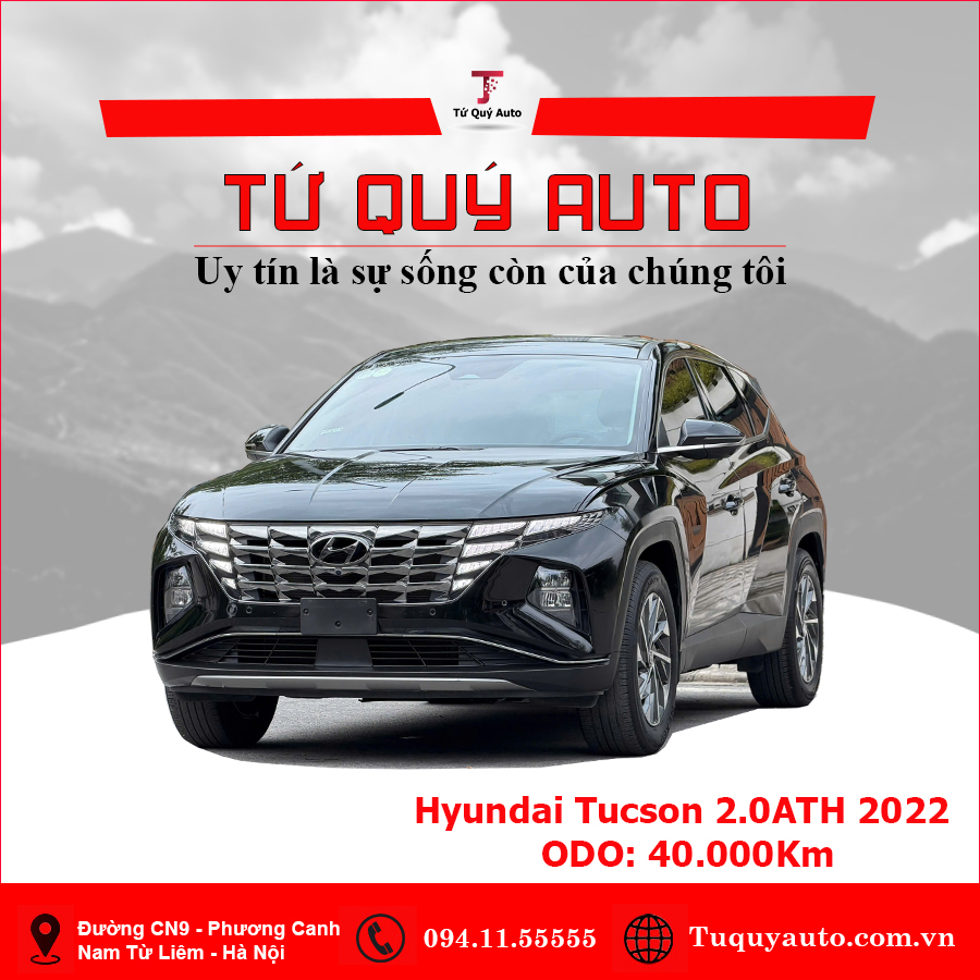 Xe Hyundai Tucson 2.0 AT Đặc biệt 2022 - Đen