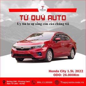 Xe Honda City L 1.5 AT 2022 - Đỏ