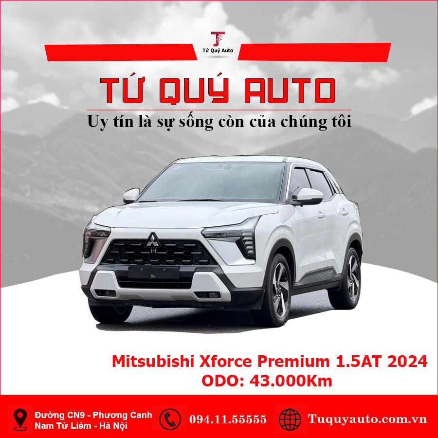 Xe Mitsubishi Xforce Premium 2024 - Trắng