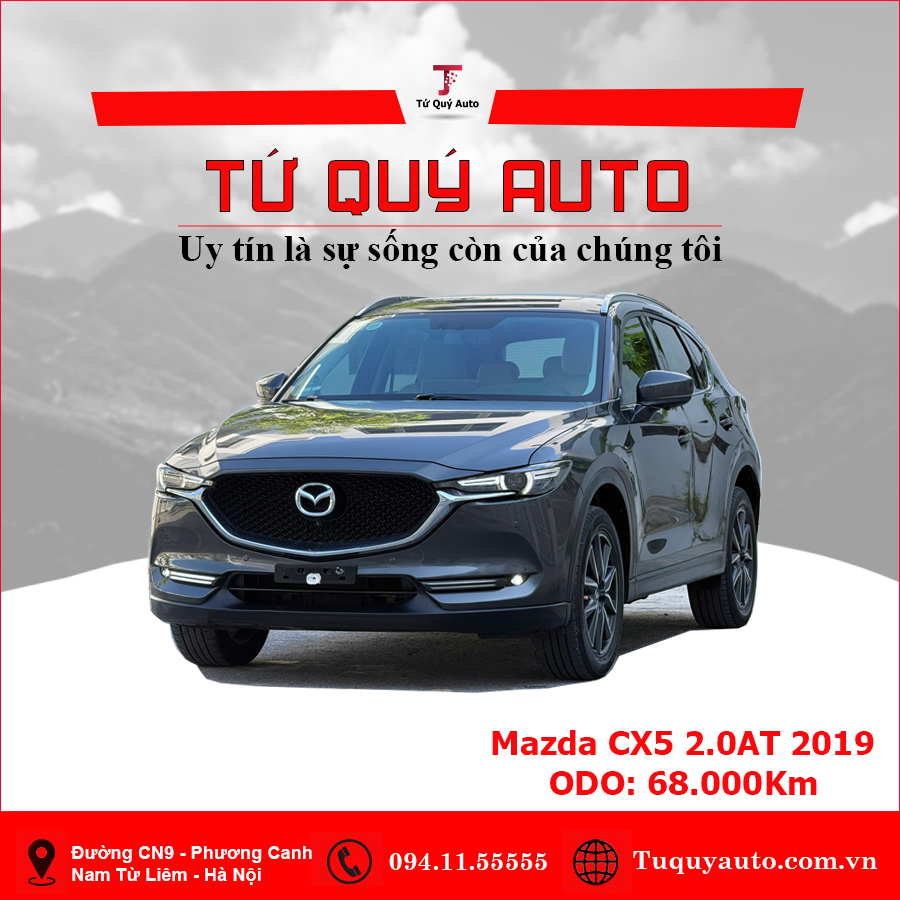 Xe Mazda CX5 2.0 AT 2019 - Xám