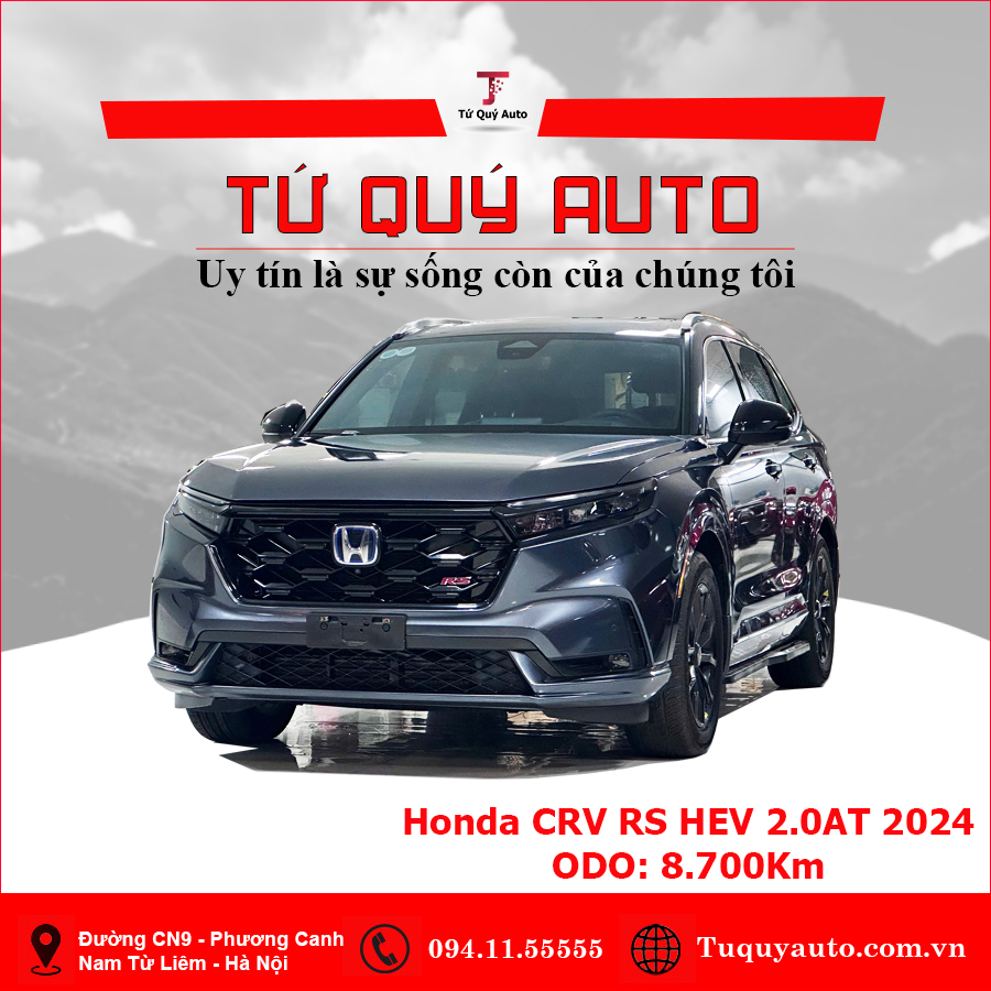 Xe Honda CRV e:HEV RS 2024 - Xám
