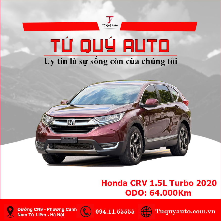 Xe Honda CRV 1.5L Turbo 2020 - Đỏ