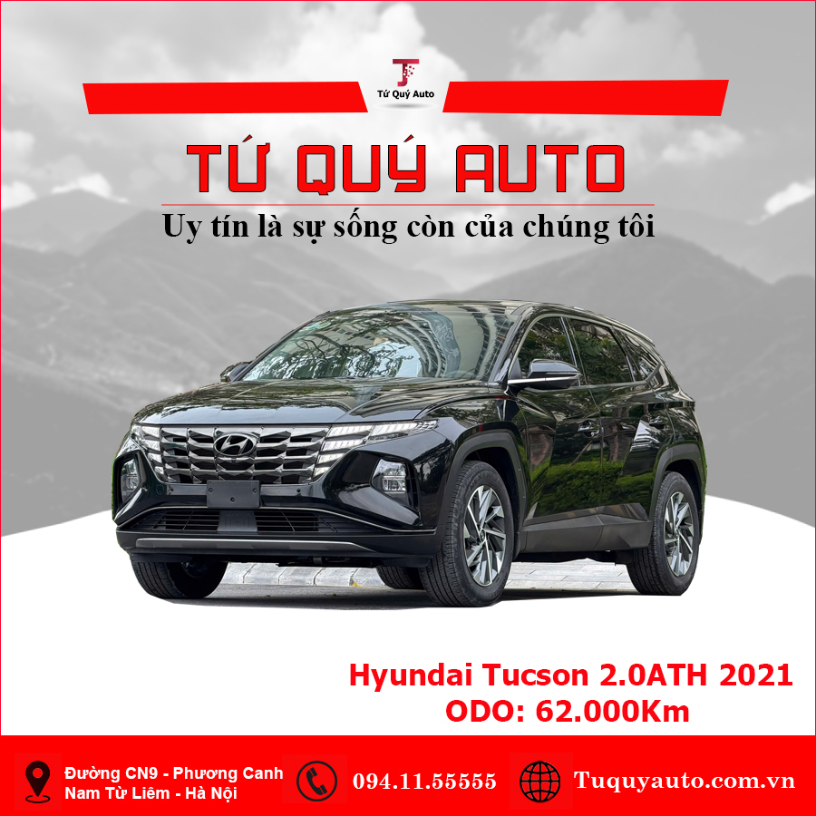Xe Hyundai Tucson 2.0 AT Đặc biệt 2021 - Đen