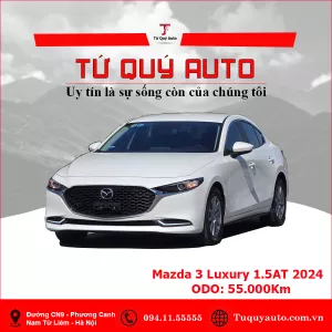 Xe Mazda 3 1.5L Luxury 2024 - Trắng