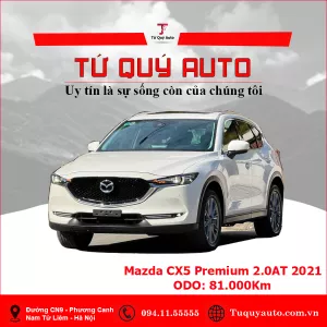 Xe Mazda CX5 Premium 2.0 AT 2021 - Trắng