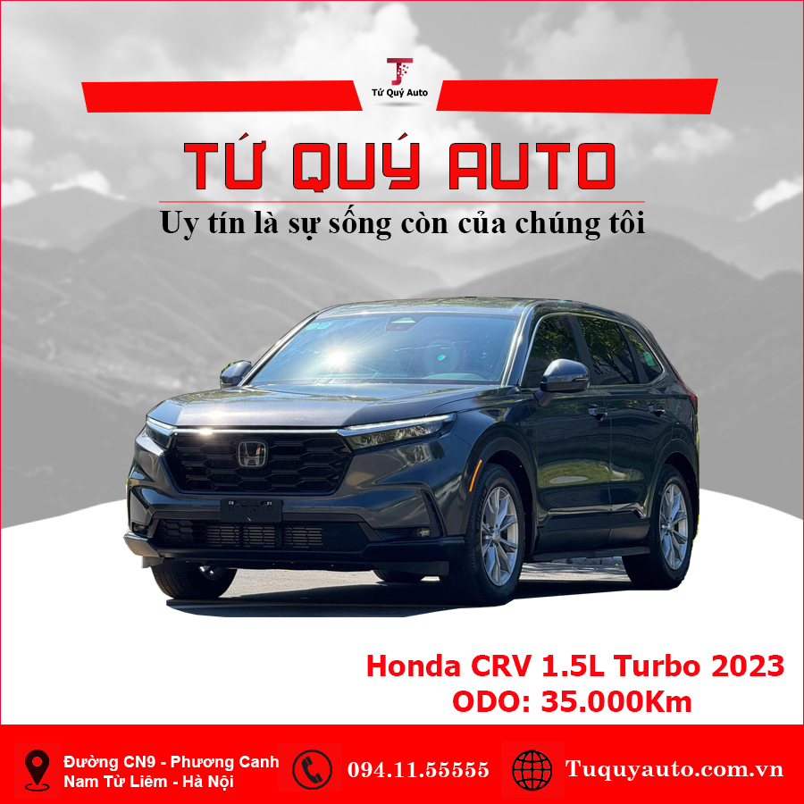 Xe Honda CRV 1.5L Turbo 2023 - Xám