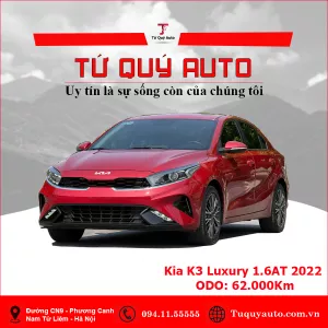 Xe Kia K3 Luxury 1.6 AT 2022 - Đỏ