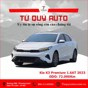 Xe Kia K3 Premium 1.6 AT 2023 - Trắng