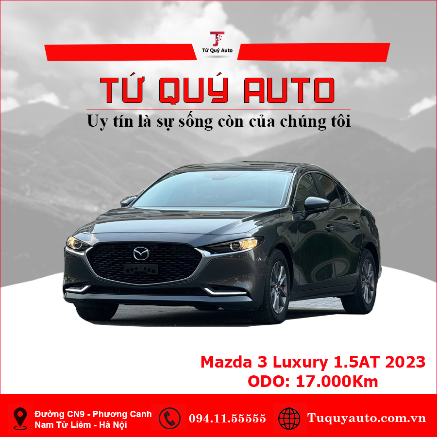 Xe Mazda 3 1.5L Luxury 2023 - Xám