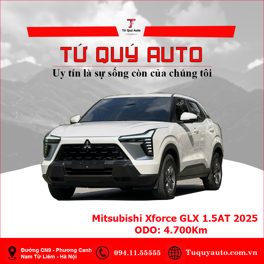 Xe Mitsubishi Xforce GLX 2025 - Trắng