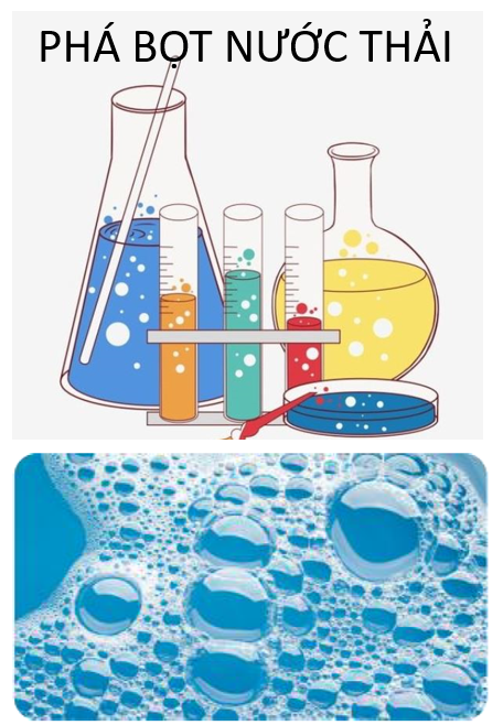 HÓA CHẤT PHÁ BỌT NƯỚC THẢI
