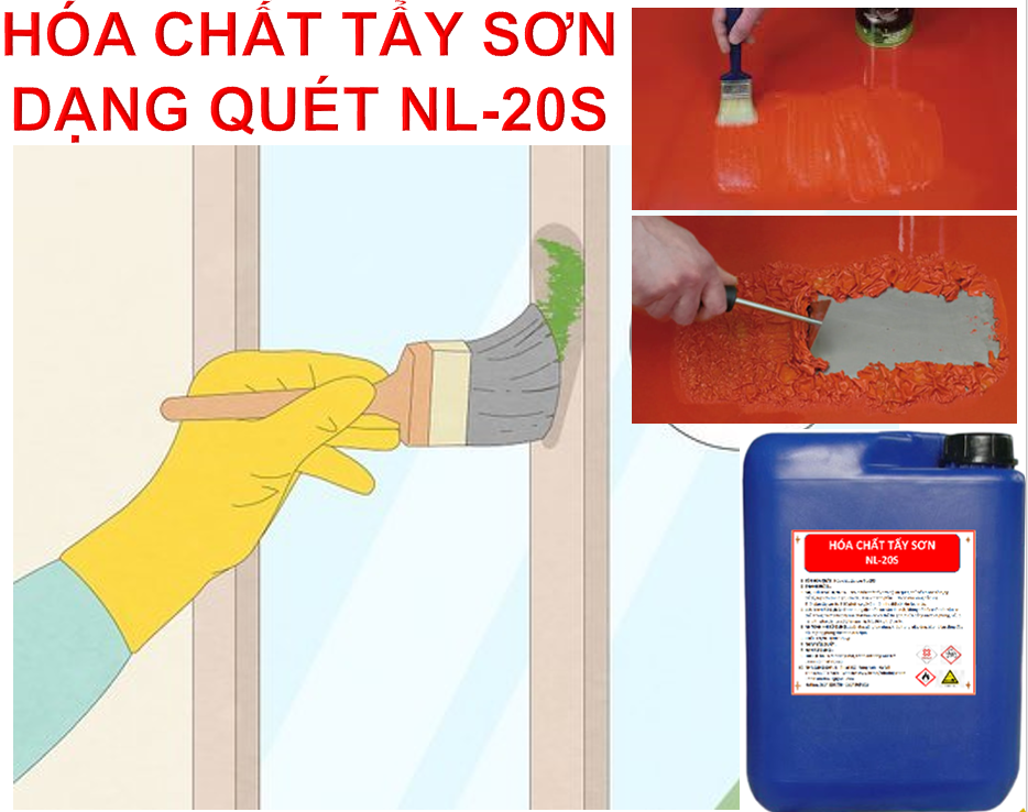 Hóa chất bóc tẩy sơn dạng quét NL-20S