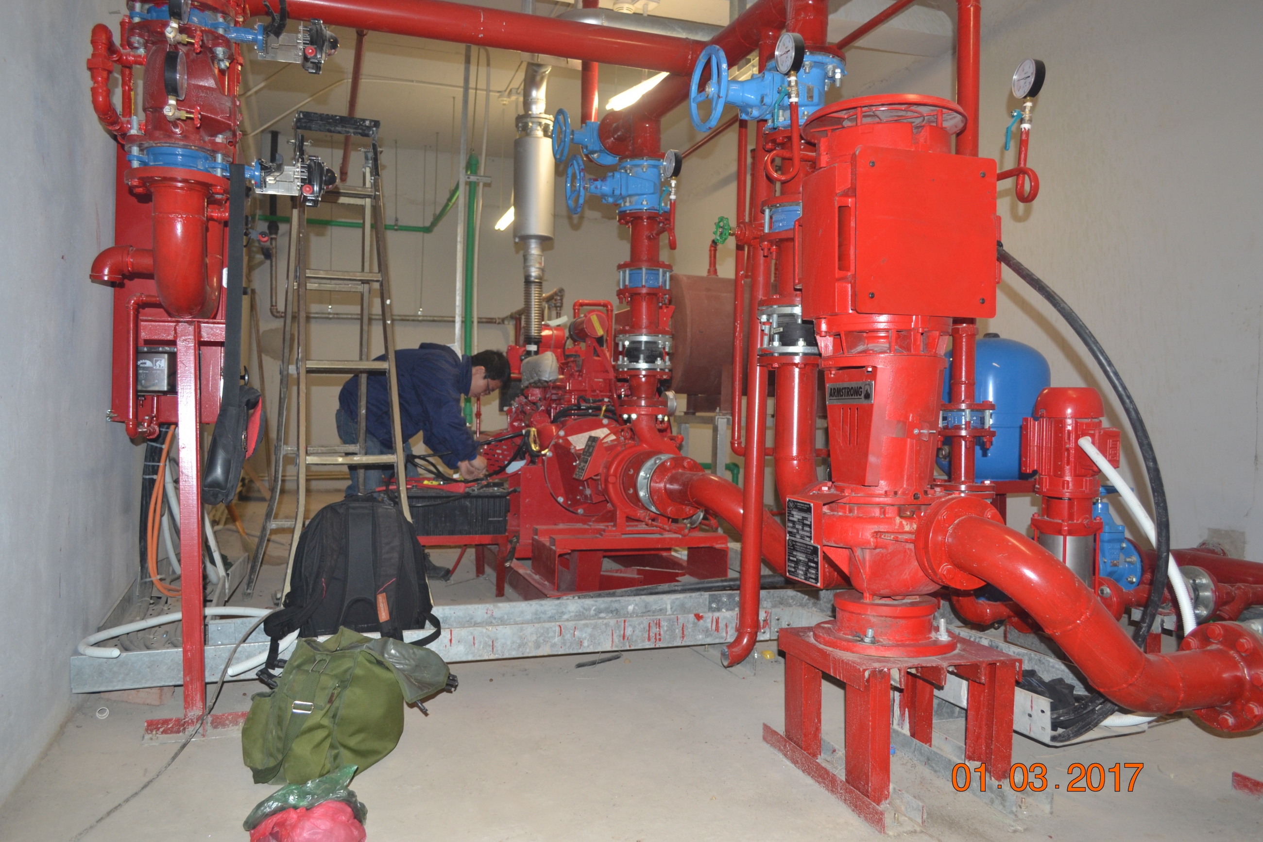 MÁY BƠM CHỮA CHÁY TIÊU CHUẨN NFPA20 TẠI NHÀ QUỐC HỘI