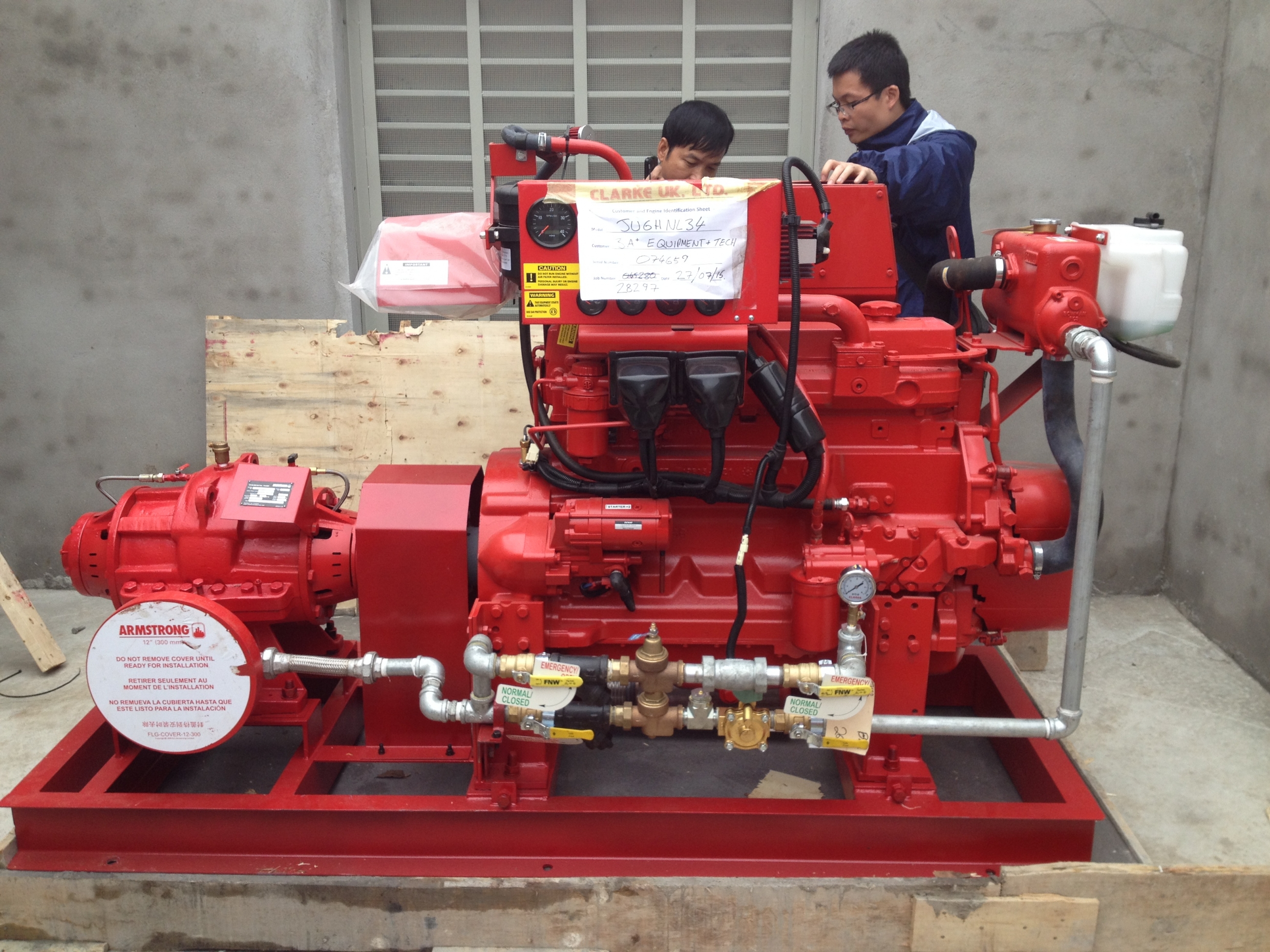 Hệ thống bơm chữa cháy DIESEL AMSTRONG