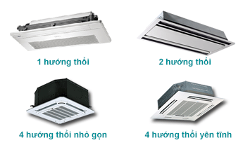 Dàn lạnh cassette âm trần điều hòa trung tâm mini VRF