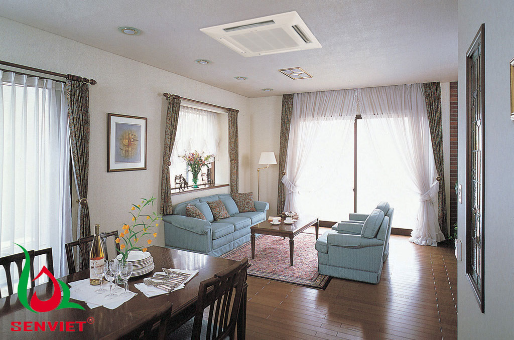 Tùy chọn không gian nhà ở thì mới lắp đặt được điều hòa trung tâm