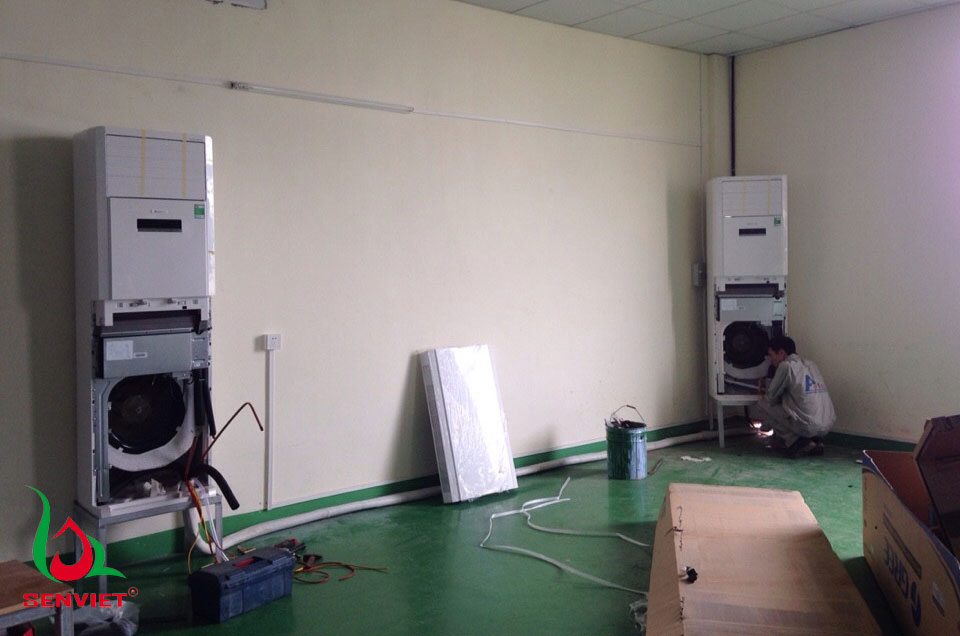 Việc lắp đặt điều hòa tủ đứng rất nhanh chóng và gọn gàng, lại dễ di chuyển