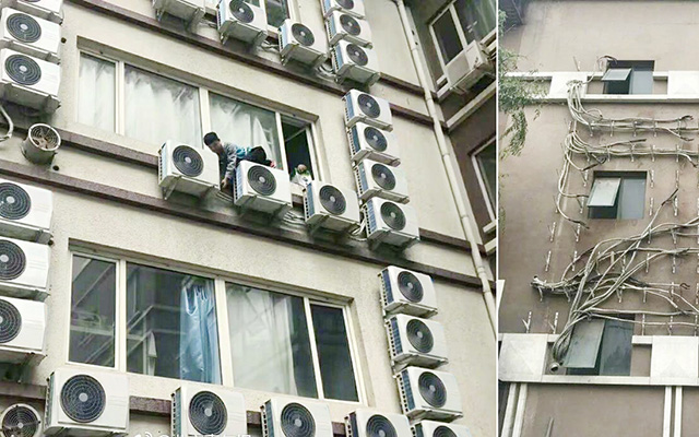 Lắp nhiều dàn nóng sẽ khiến không gian ồn ào mà tuổi thọ cũng giảm xuống