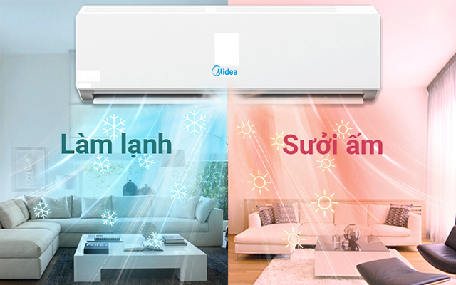 Điều hòa 2 chiều Midea đang là sản phẩm rất được ưa chuộng trên thị trường