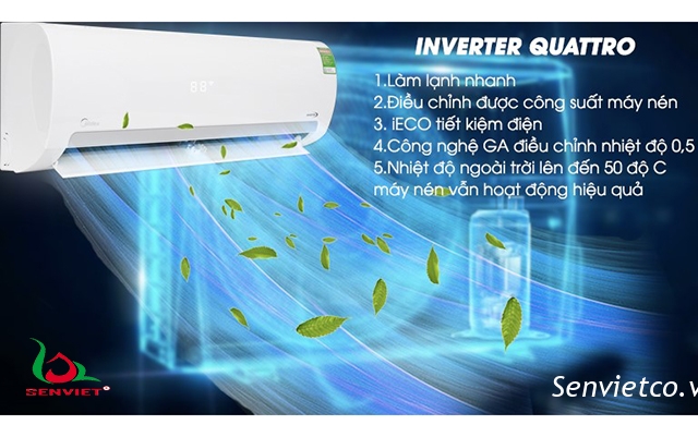 7 công nghệ hiện đại trên điều hòa không khí Midea