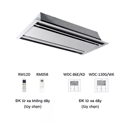 Dàn lạnh âm trần cassette điều hòa trung tâm Midea MDV-D28Q2/N1 9,500BTU