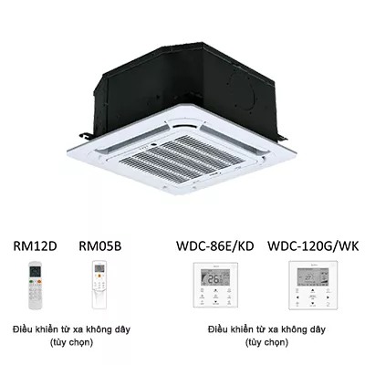 Dàn lạnh âm trần điều hòa trung tâm Midea MDV-D36Q4/N1-A3 12,200BTU