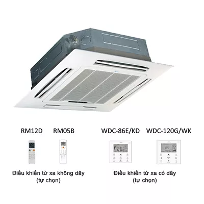 Dàn lạnh âm trần cassette điều hòa trung tâm Midea MDV-D90Q4/N1-D 29,900BTU