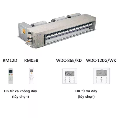 Dàn lạnh nối ống gió điều hòa trung tâm Midea MDV-D36T3/N1-C 12,000BTU