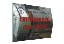 Biển Công Ty Chất Liệu iNox