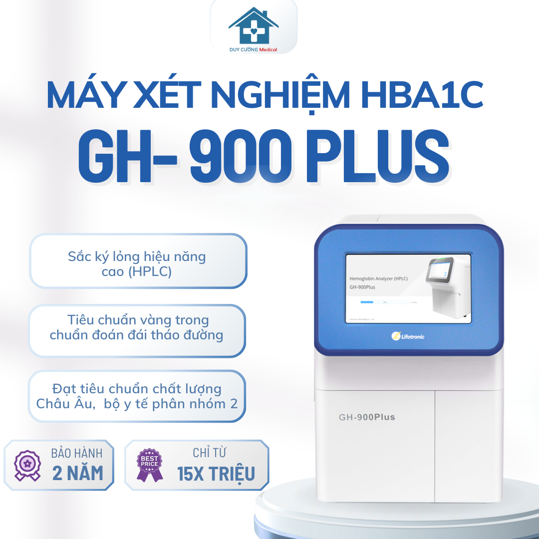 Máy GH-900 xét nghiệm HbA1c chuẩn xác, nhanh chóng – Giải pháp hiện đại trong quản lý bệnh tiểu đường