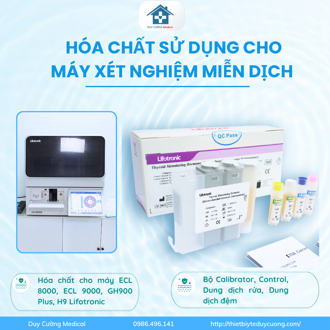 Hóa chất xét nghiệm miễn dịch Lifotronic – Giải pháp chính hãng cho phòng xét nghiệm hiện đại