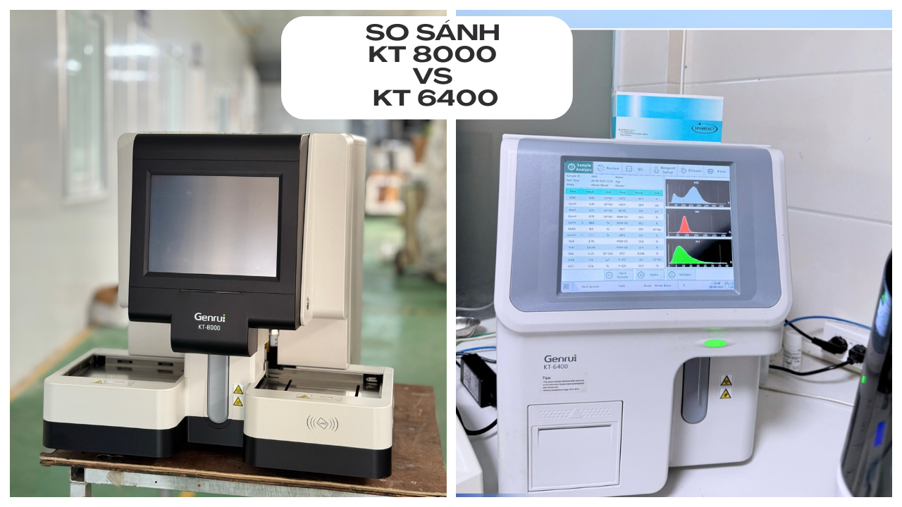 So Sánh Máy Huyết Học KT-6400 Và KT-8000 – Nên Chọn Loại Nào Cho Phòng Khám?