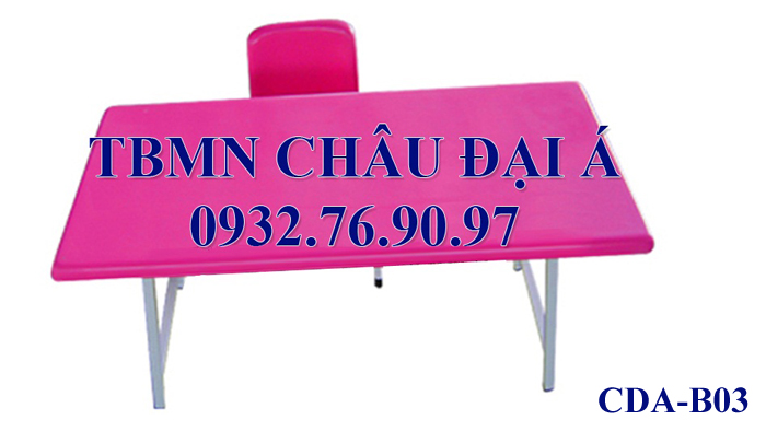 Bàn mầm non đẹp giá rẻ, B03