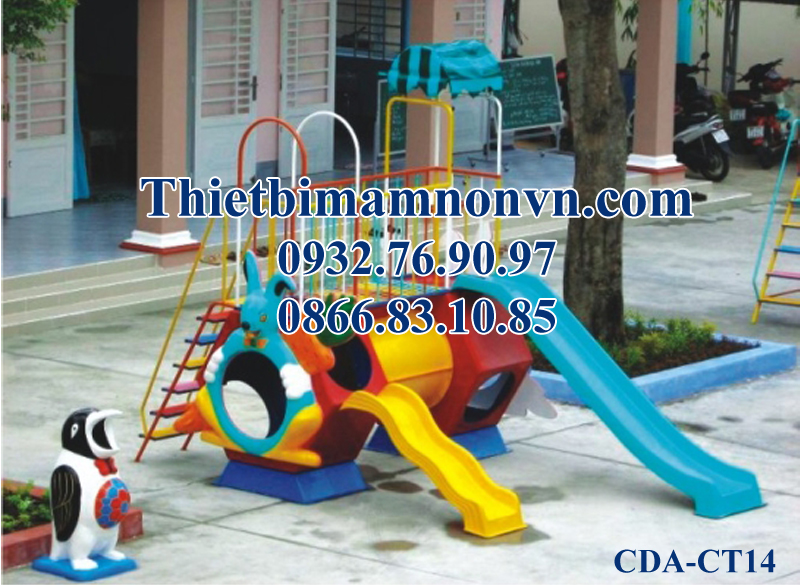 CT14- Cầu trượt,cầu tuột mầm non