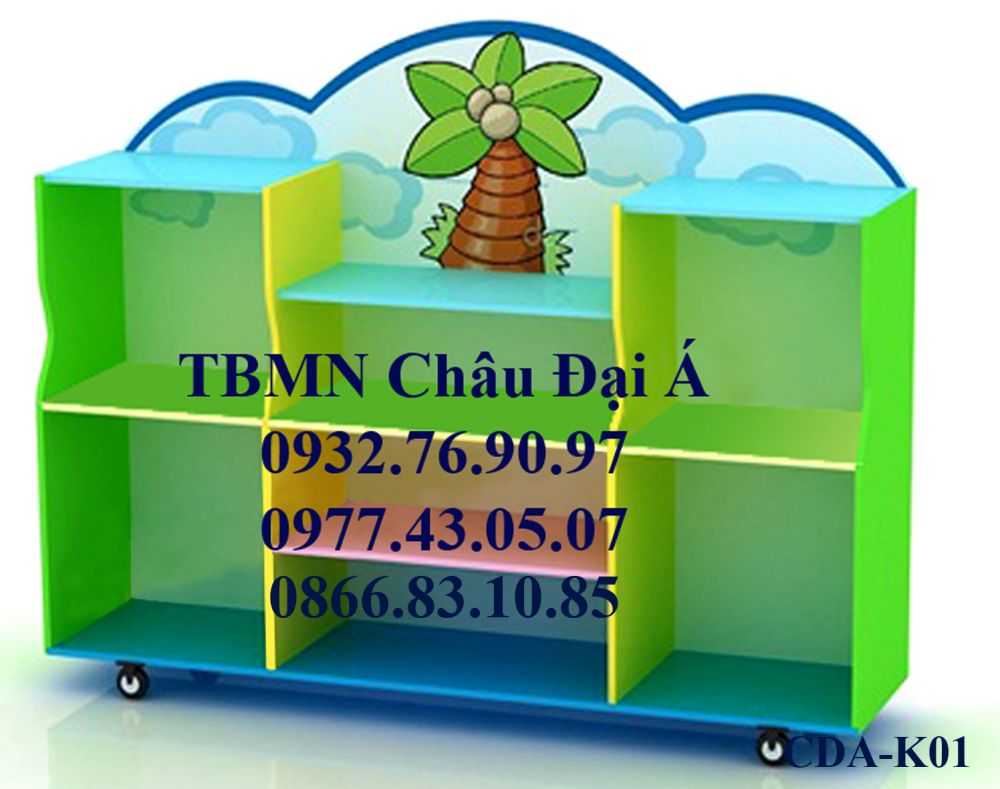 Kệ sách mầm non K01