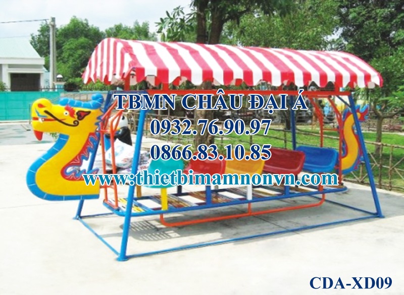 Xích đu thuyền rồng 15 chỗ ngồi