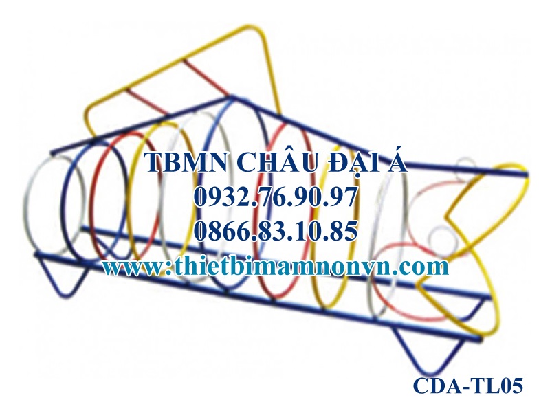 TL05- Thang  leo mầm non  con cá