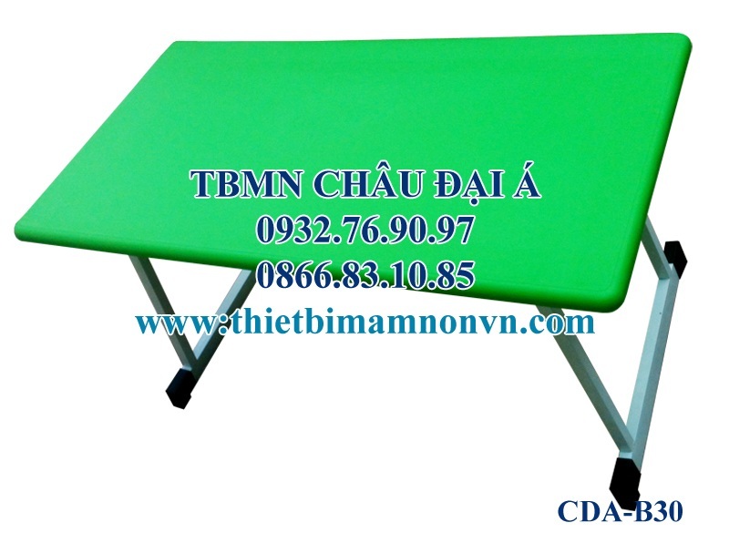 Bàn nhựa mầm non chân gập, B30