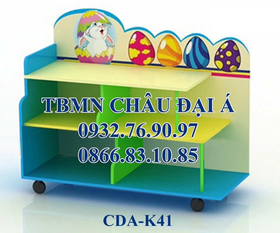 Kệ mầm non, Kệ sách, kệ đồ chơi K40