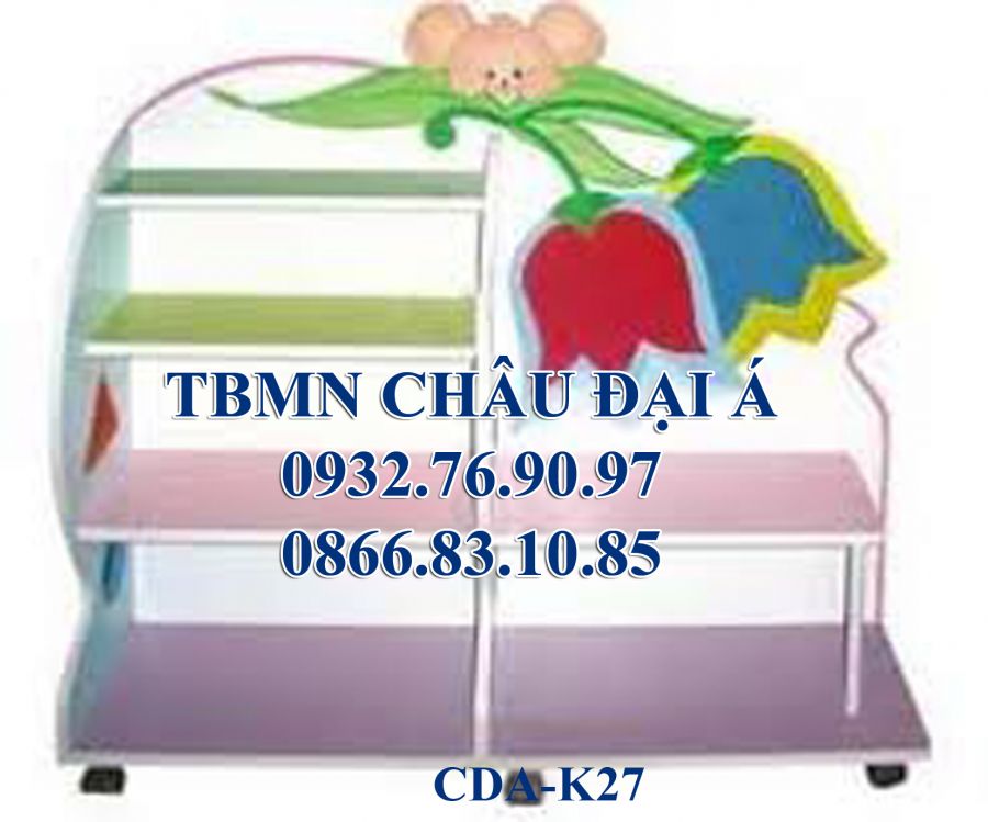 Kệ sách kệ đồ chơi mầm non K27