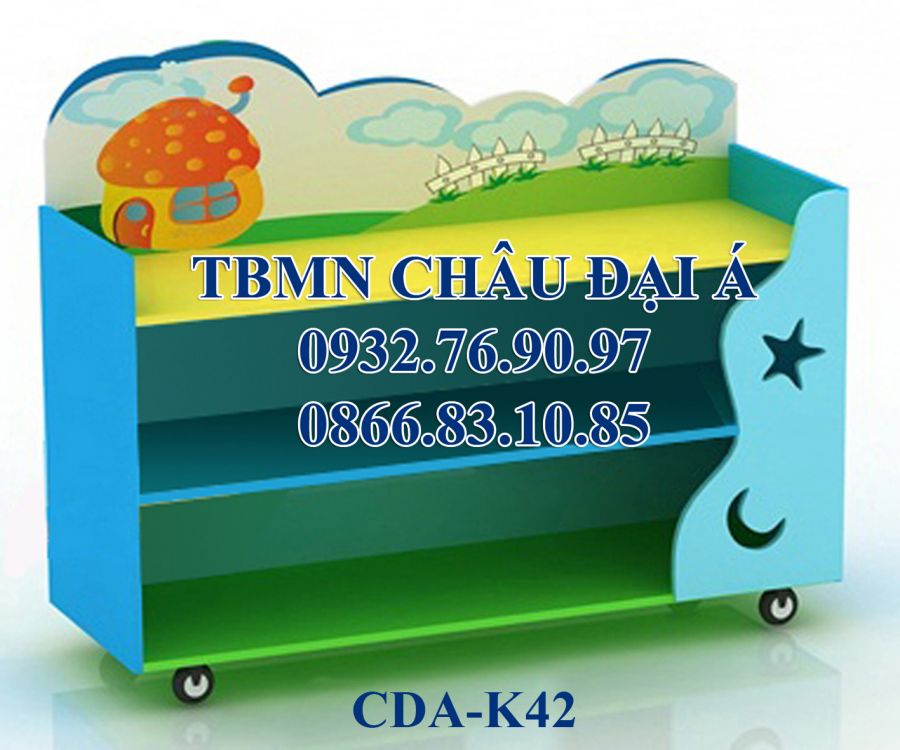 Kệ sách, kệ đồ chơi mầm non, K41