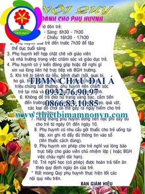 Nội Quy Phụ Huynh