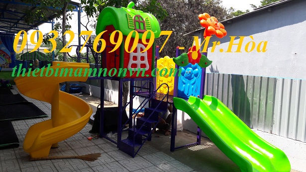 Liên hoàn cầu trượt cho khu vui chơi giá tốt