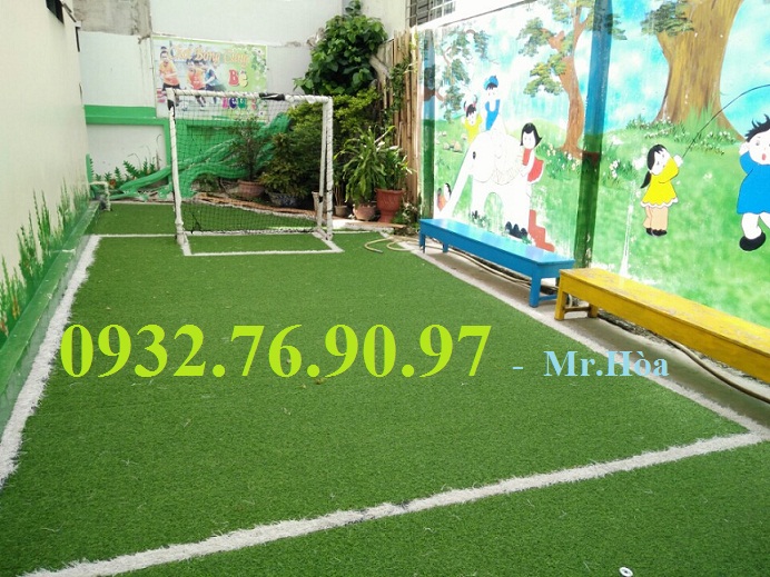 Cỏ nhân tạo trải sân giá rẻ