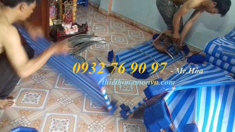 Giường Vải lưới sợi Textilen 3