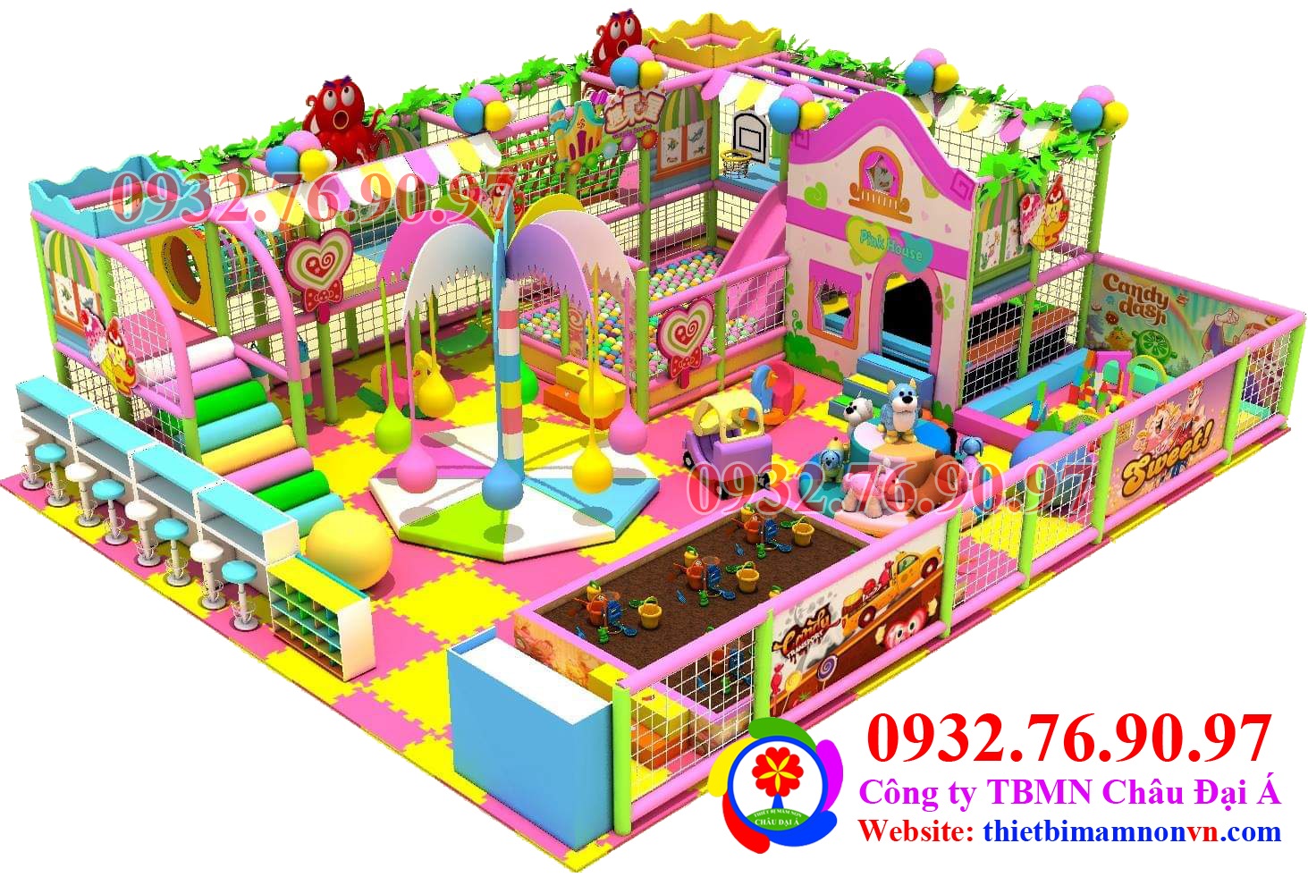 Thiết kế thi công khu vui chơi trẻ em