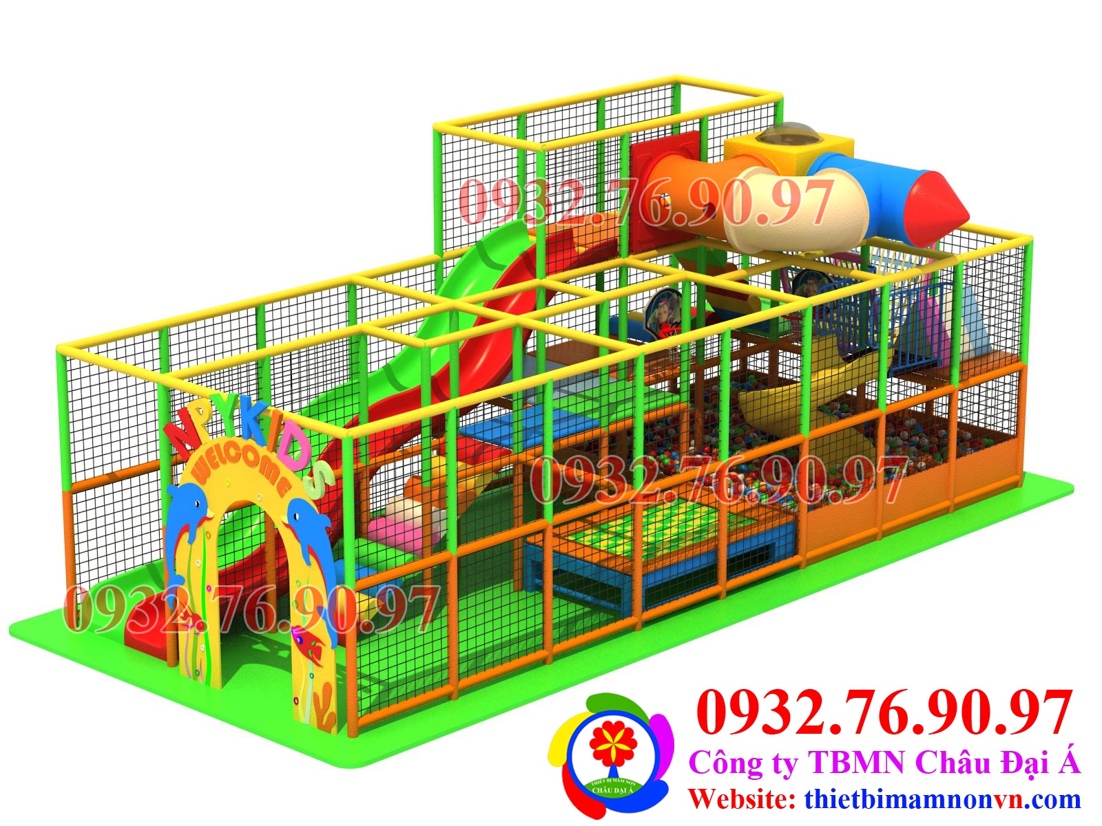 Mách bạn đơn vị thiết kế thi công khu vui chơi trẻ em chuyên nghiệp