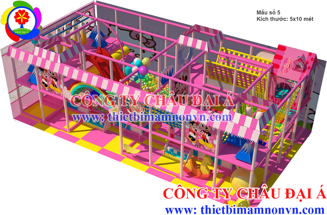 Thi công khu vui chơi trẻ em giá rẻ toàn quốc