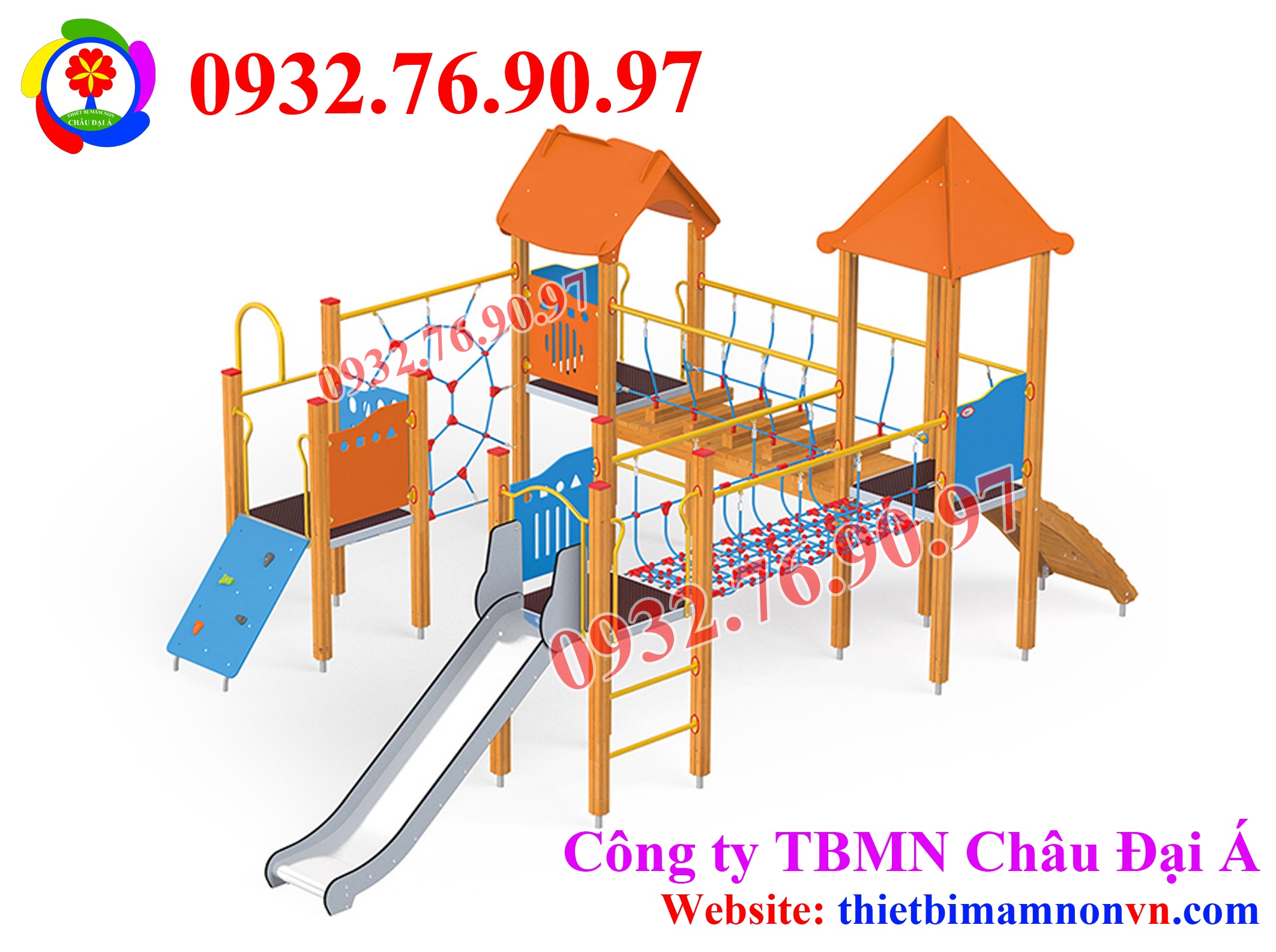 Cầu trượt vận động liên hoàn